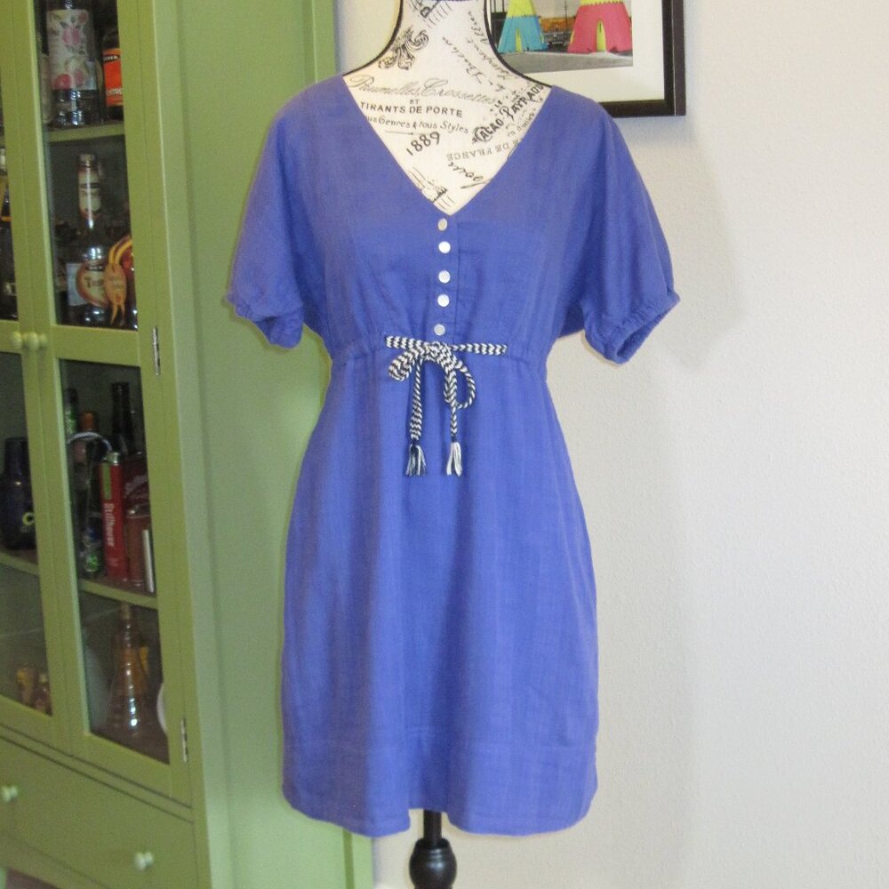 JCrew Cotton Drawstring Dress Size 6